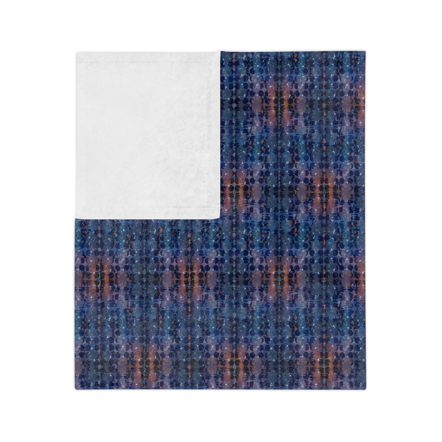 XYZodiacs 12 Zodiac Signs Constellations & Glyph Print Velveteen Minky Blanket