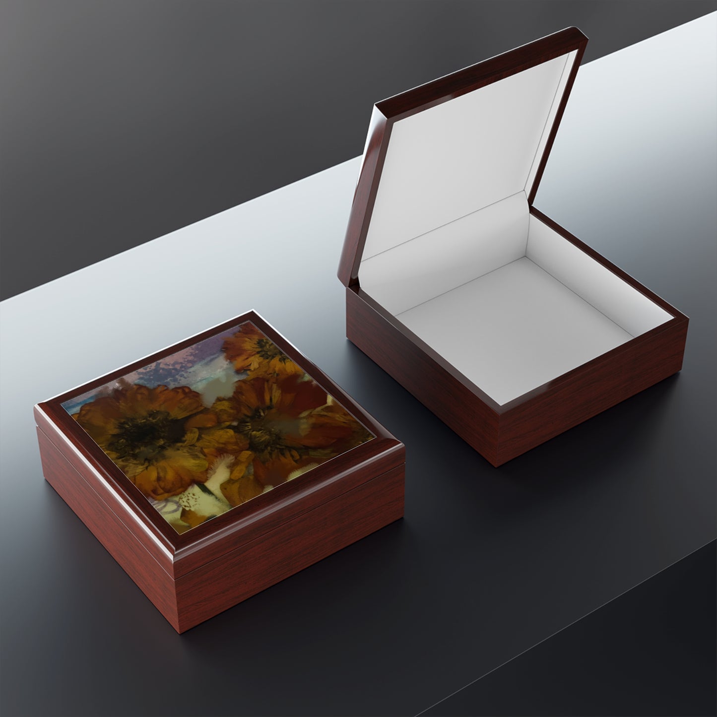 Jewelry Box - Wildflowers Design