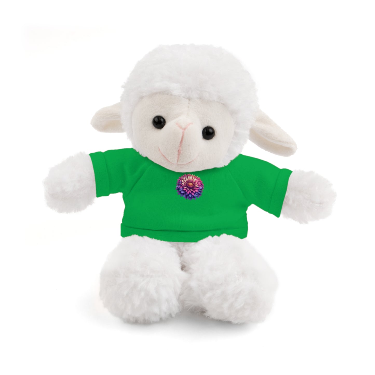 Calendar MONTH 09 September Flower “Aster” Tee shirt detail on Animal of choice (5) to choose from - Perfect Gift for Babies and Toddlers