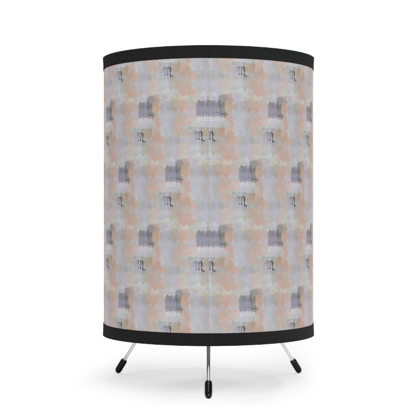 SCORPIO Glyph Print Lamp TriPod with High-Res Printed Shade (Scorpio)