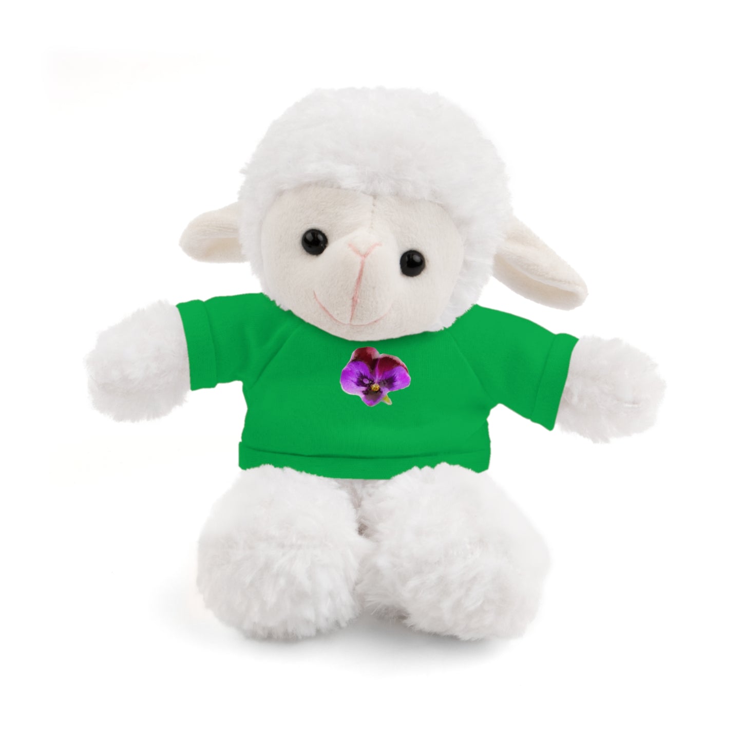 Calendar MONTH 02 February Flower “Violet” Tee shirt detail on Animal of choice (5) to choose from - Perfect Gift for Babies and Toddlers