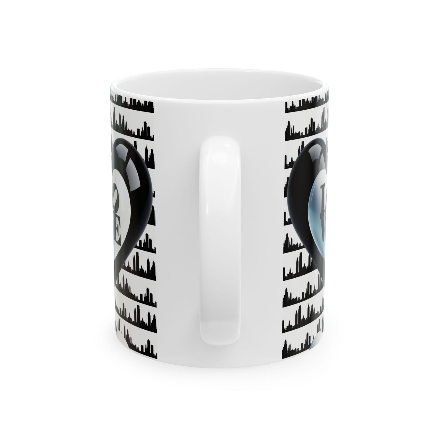 Philly Love Cityscape Ceramic Mug - 11oz & 15oz Coffee Cup