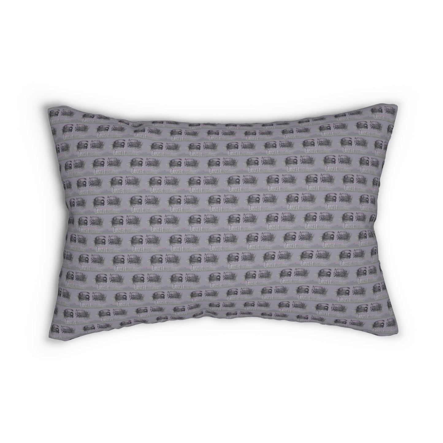 CANCER Glyph Print Lumbar Pillow