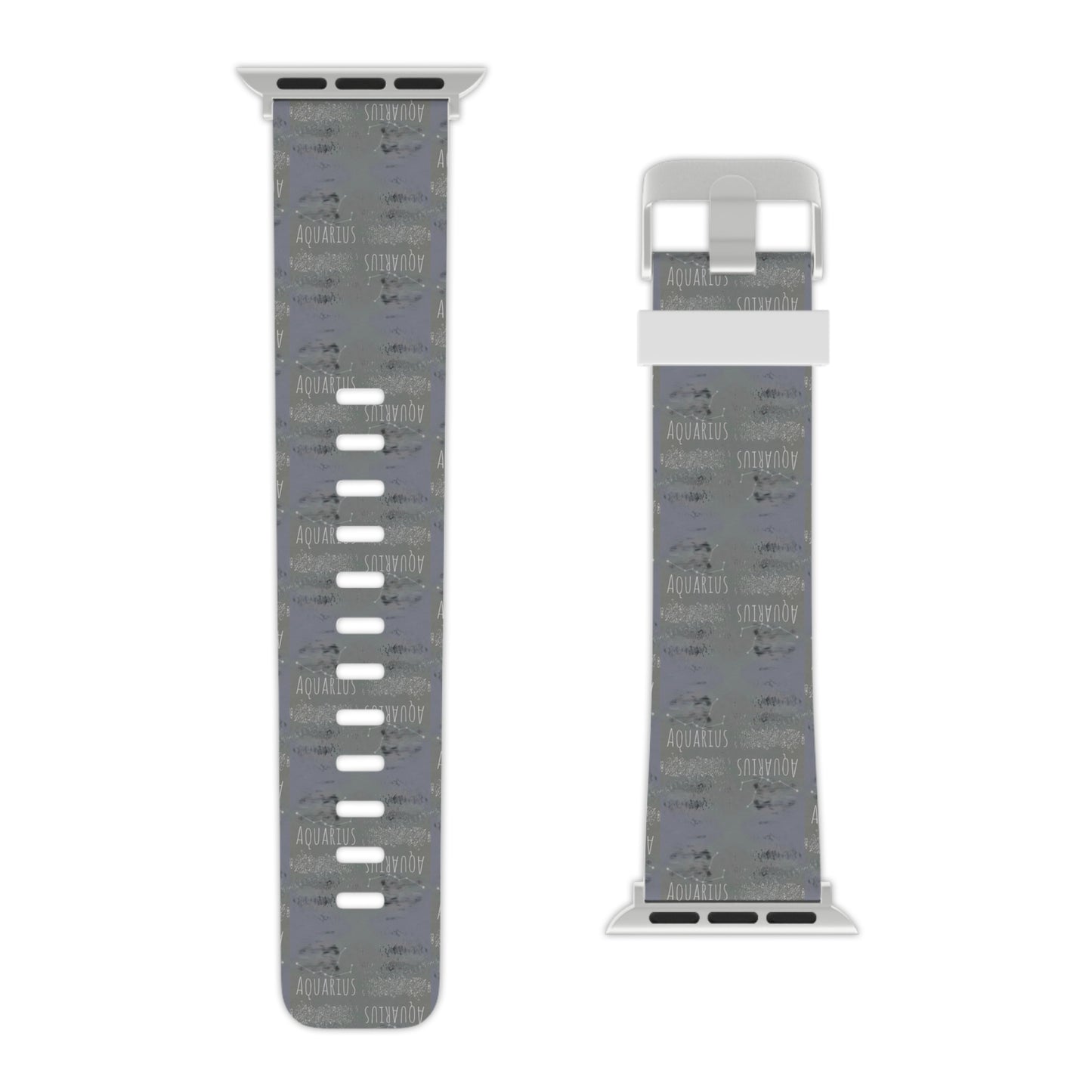 Zodiacs  AQUARIUS Glyph Print Apple Watch Band