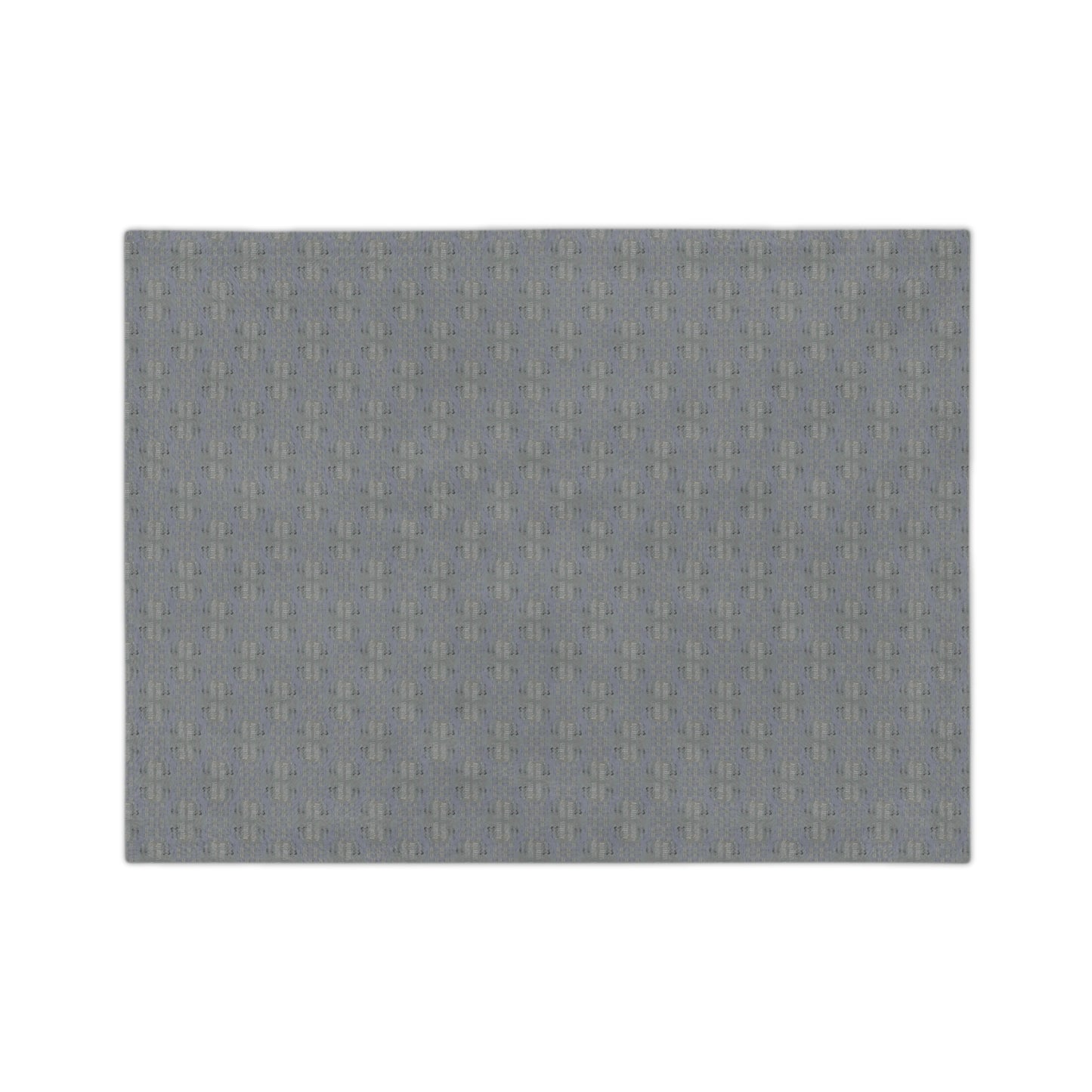 AQUARIUS Glyph Print Minky Velveteen Blanket