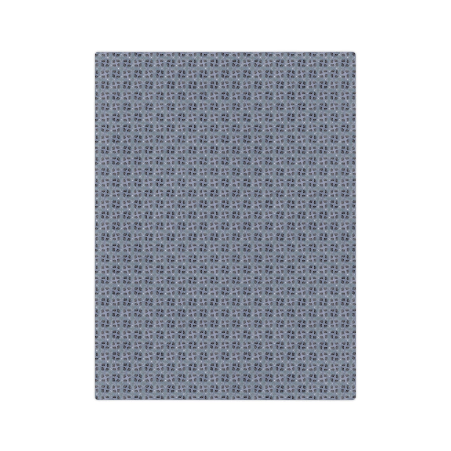 VIRGO Glyph Print Minky Velveteen Blanket