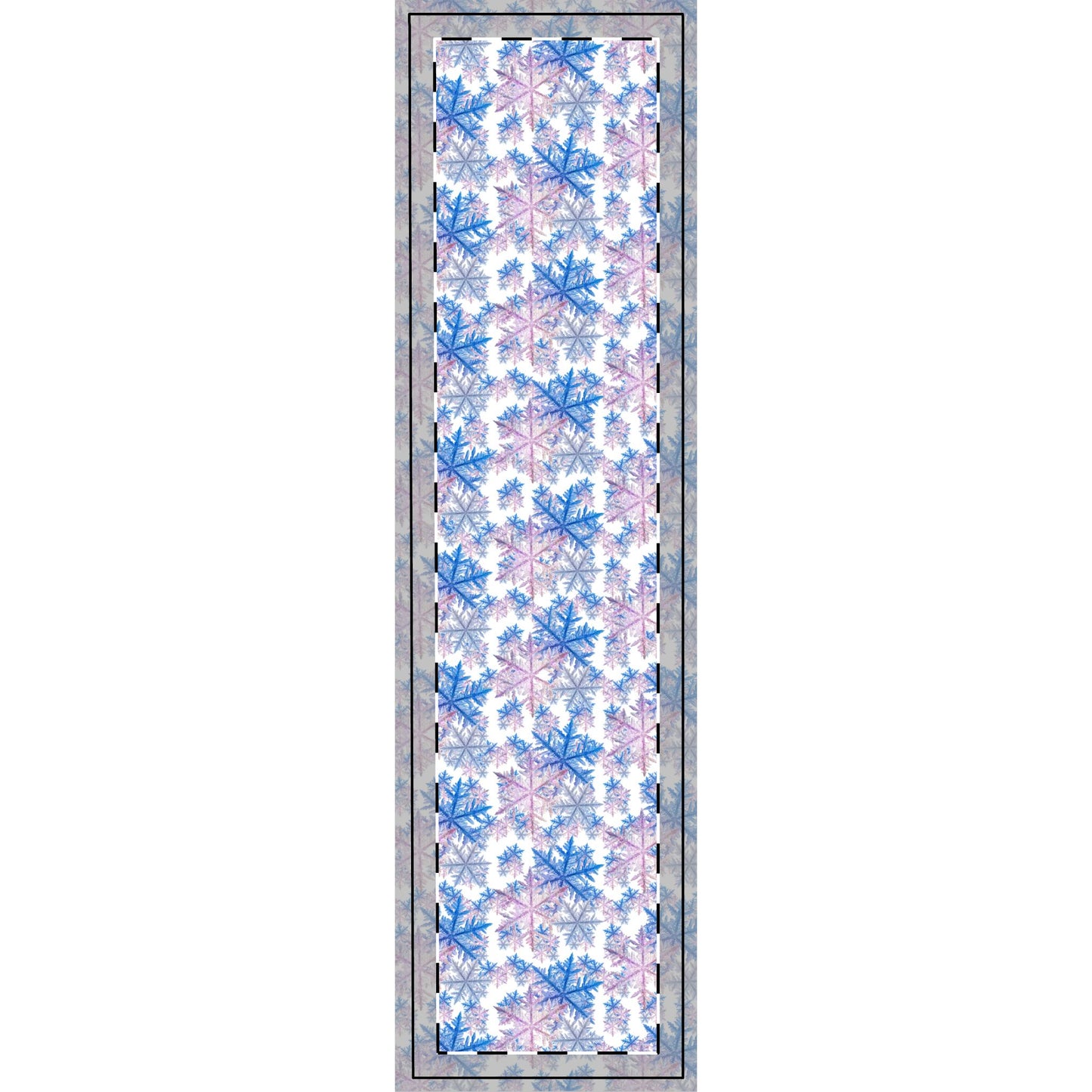 Winter WonderLand Design Collection SnowFlake Design Free-Standing Wooden Decor