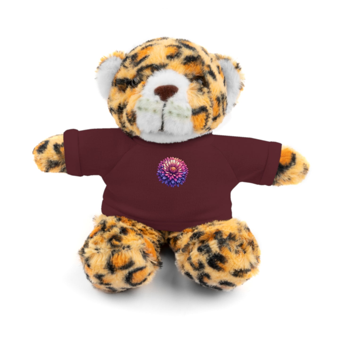 Calendar MONTH 09 September Flower “Aster” Tee shirt detail on Animal of choice (5) to choose from - Perfect Gift for Babies and Toddlers