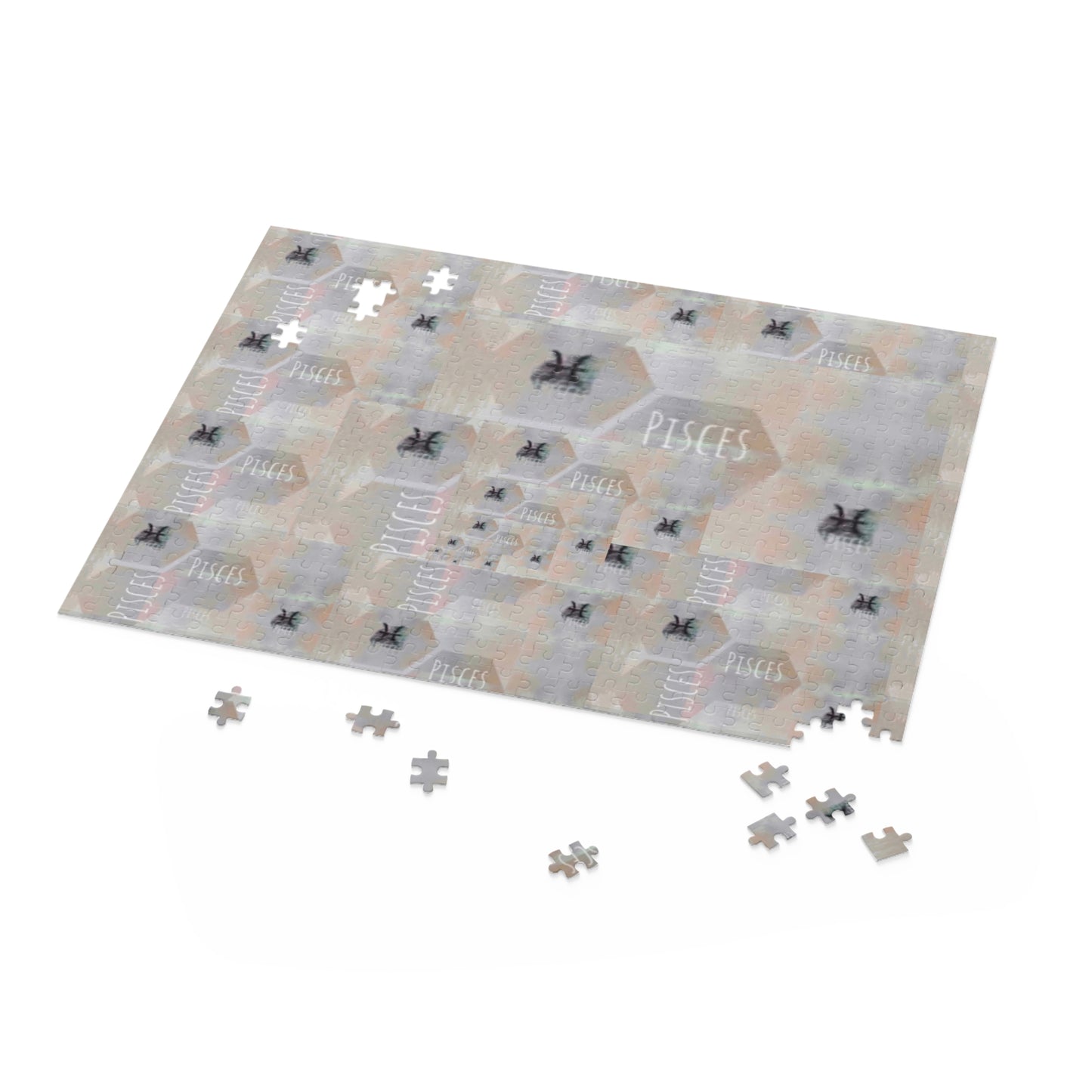 Zodiac PISCES Puzzle Optical Illusion Puzzle (120, 252, 500-Piece) Pisces Zodiac