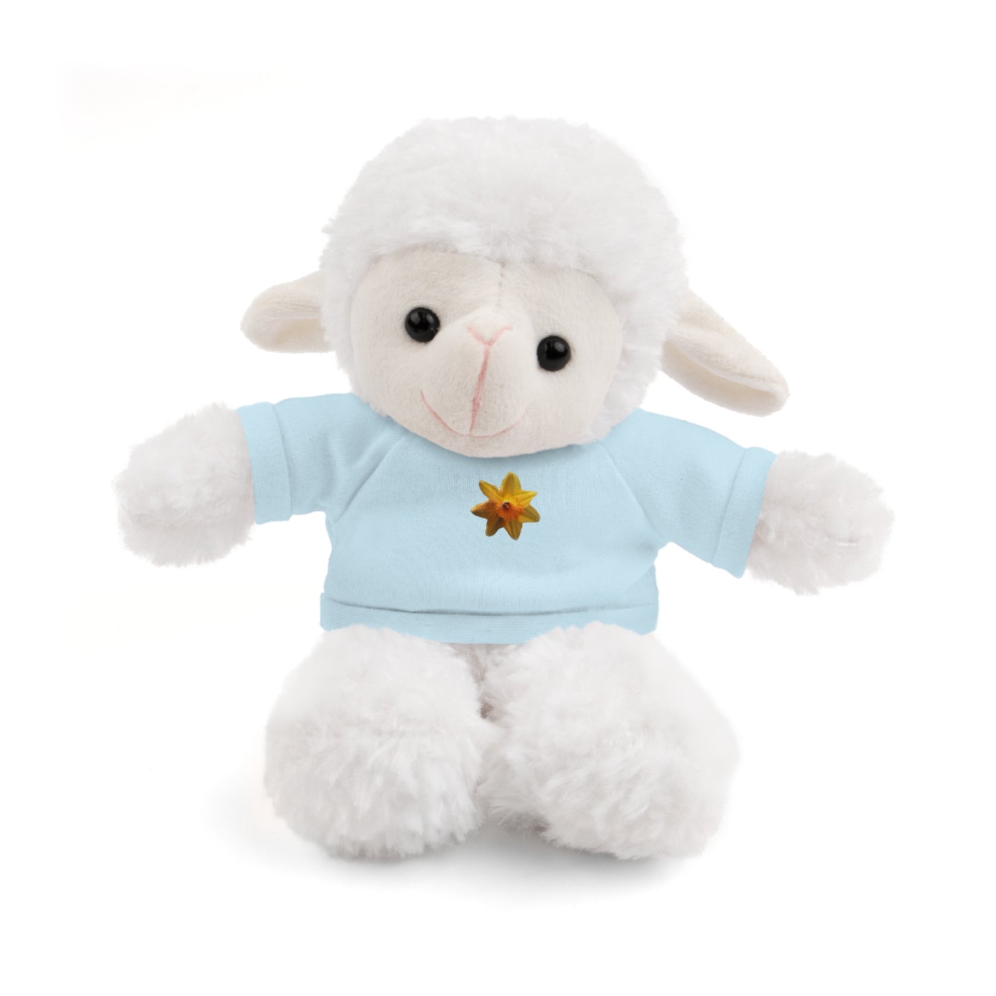 Calendar MONTH 03 March Flower “Daffodil” Tee shirt detail on Animal of choice (5) to choose from - Perfect Gift for Babies and Toddlers