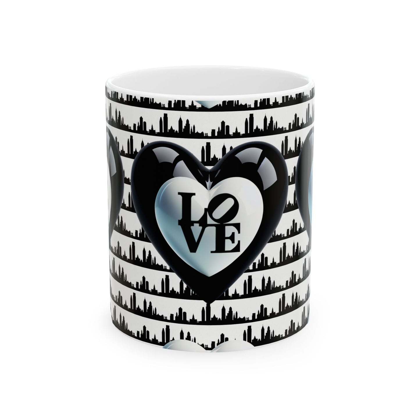 Philly Love Cityscape Ceramic Mug - 11oz & 15oz Coffee Cup