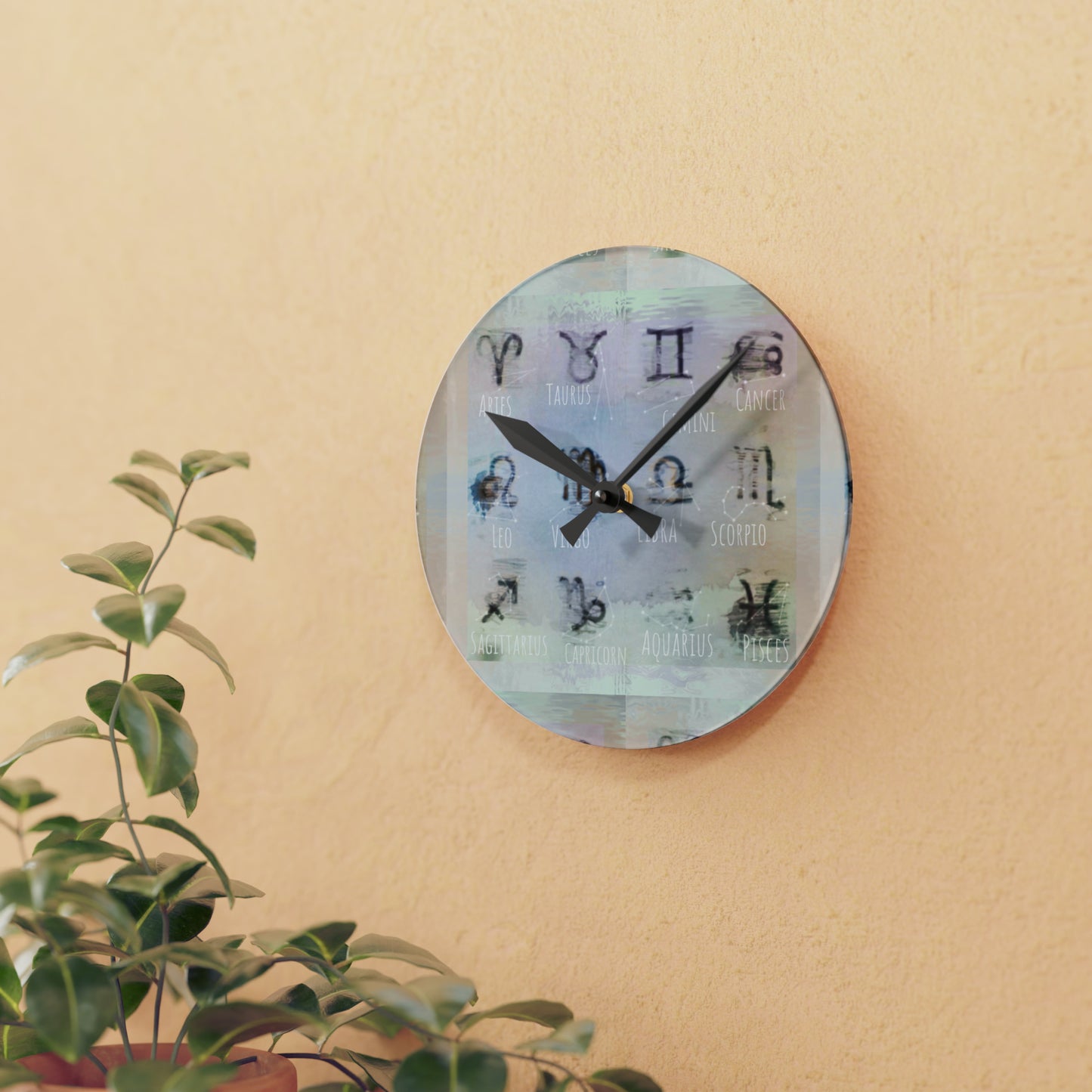 Wall Clock (12 Zodiac Signs)