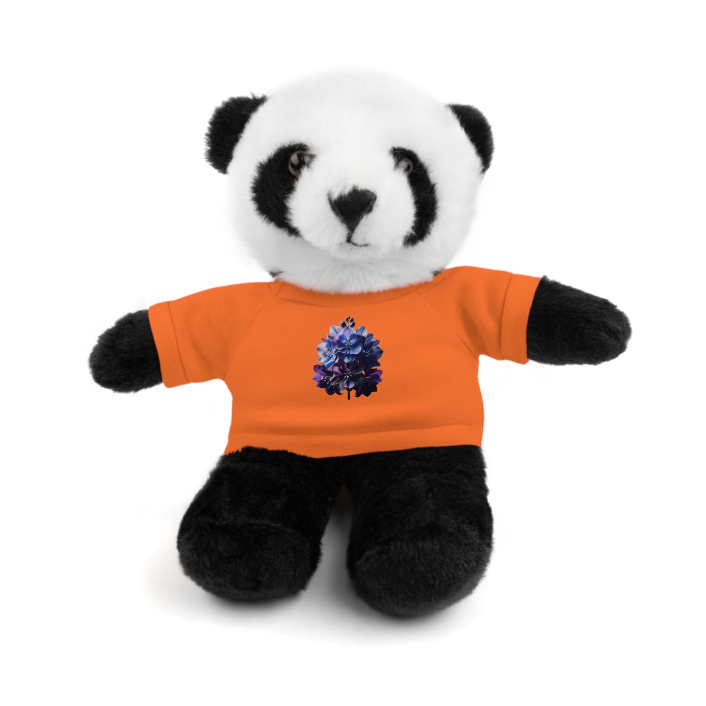 Calendar MONTH 07 July Flower “Larkspur” Tee shirt detail on Animal of choice (5) to choose from - Perfect Gift for Babies and Toddlers