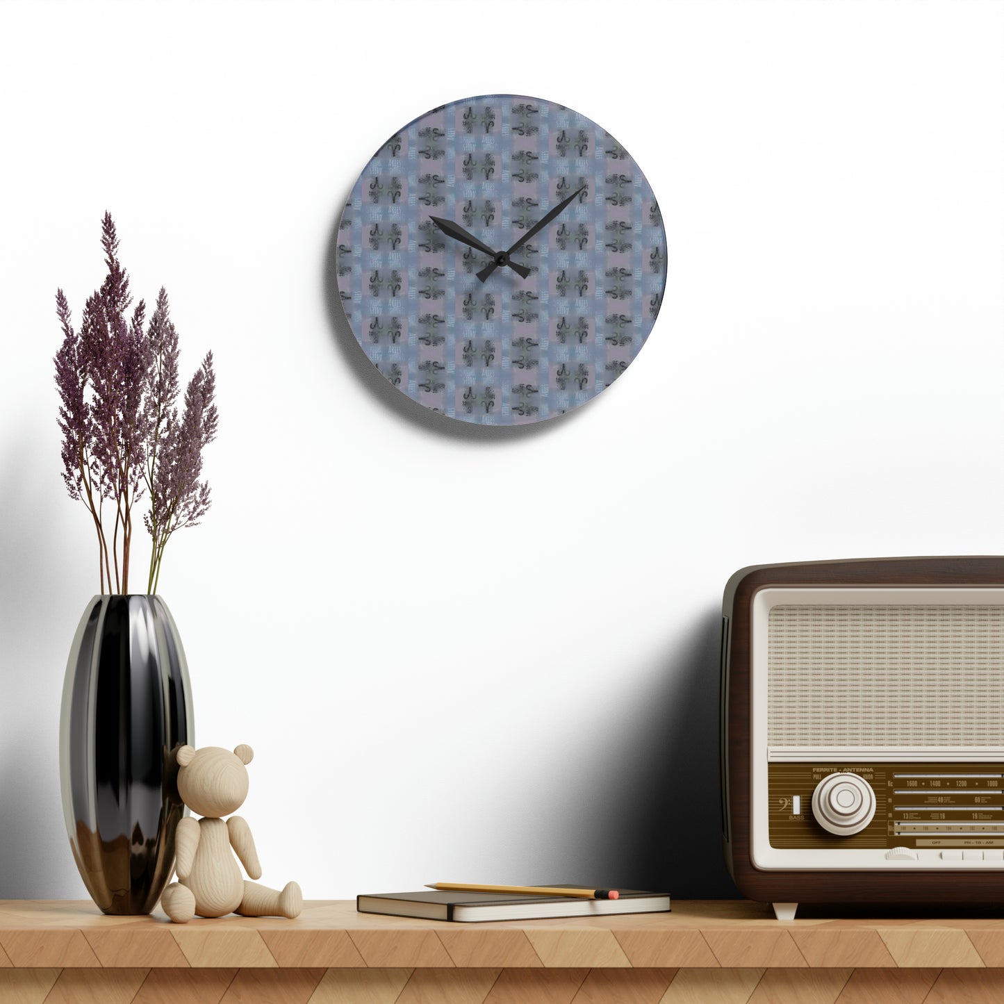 ARIES Glyph Wall Clock (Aries)