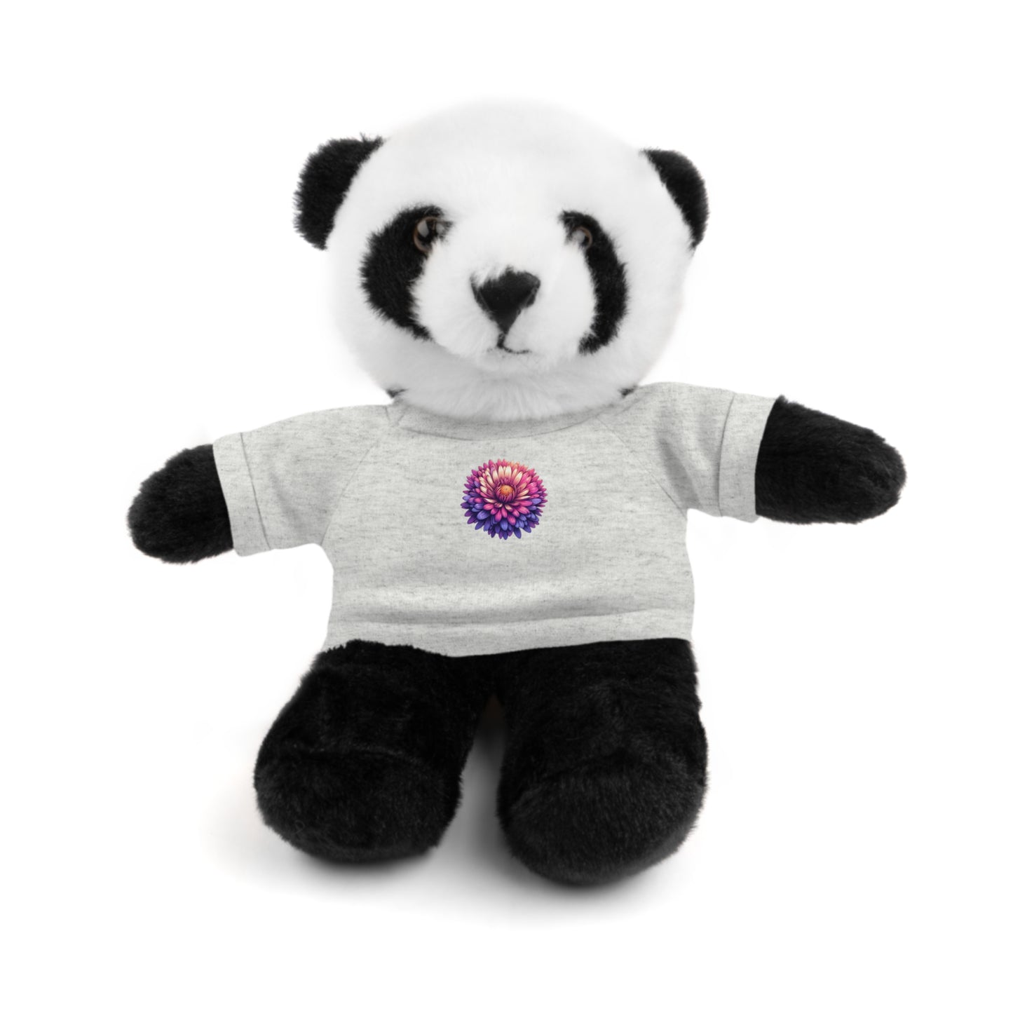 Calendar MONTH 09 September Flower “Aster” Tee shirt detail on Animal of choice (5) to choose from - Perfect Gift for Babies and Toddlers
