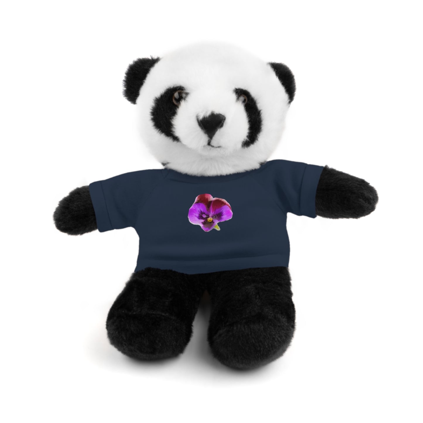 Calendar MONTH 02 February Flower “Violet” Tee shirt detail on Animal of choice (5) to choose from - Perfect Gift for Babies and Toddlers