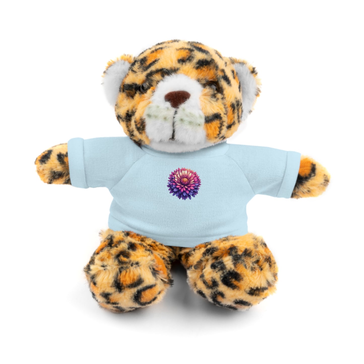 Calendar MONTH 09 September Flower “Aster” Tee shirt detail on Animal of choice (5) to choose from - Perfect Gift for Babies and Toddlers