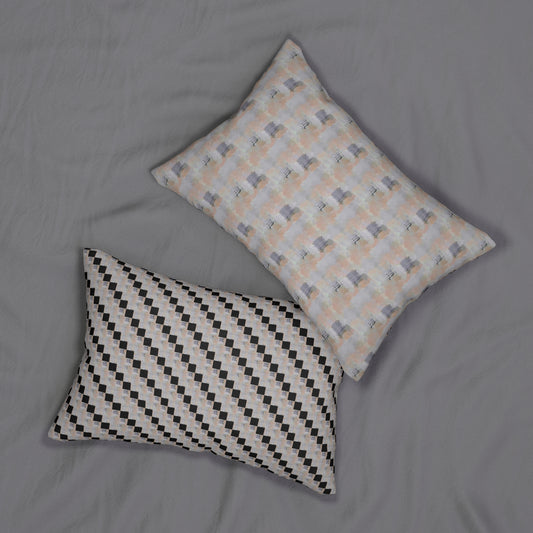 Scorpio Glyph Print Lumbar Pillow
