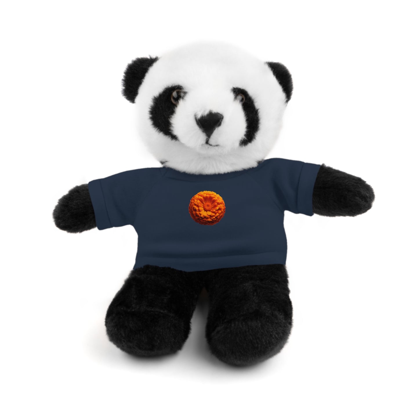 Calendar MONTH 10 October Flower “Marigold” Tee shirt detail on Animal of choice (5) to choose from - Perfect Gift for Babies and Toddlers