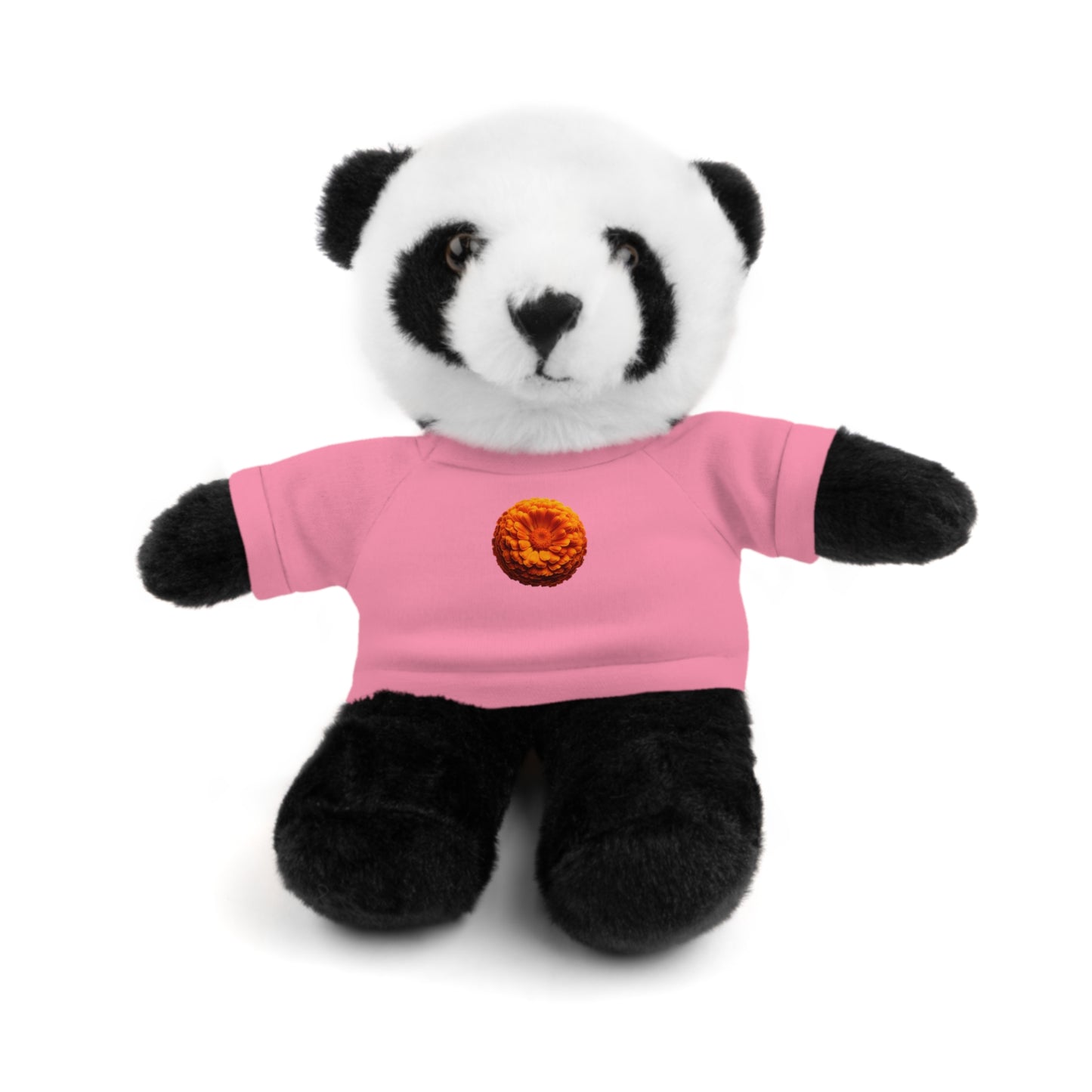 Calendar MONTH 10 October Flower “Marigold” Tee shirt detail on Animal of choice (5) to choose from - Perfect Gift for Babies and Toddlers