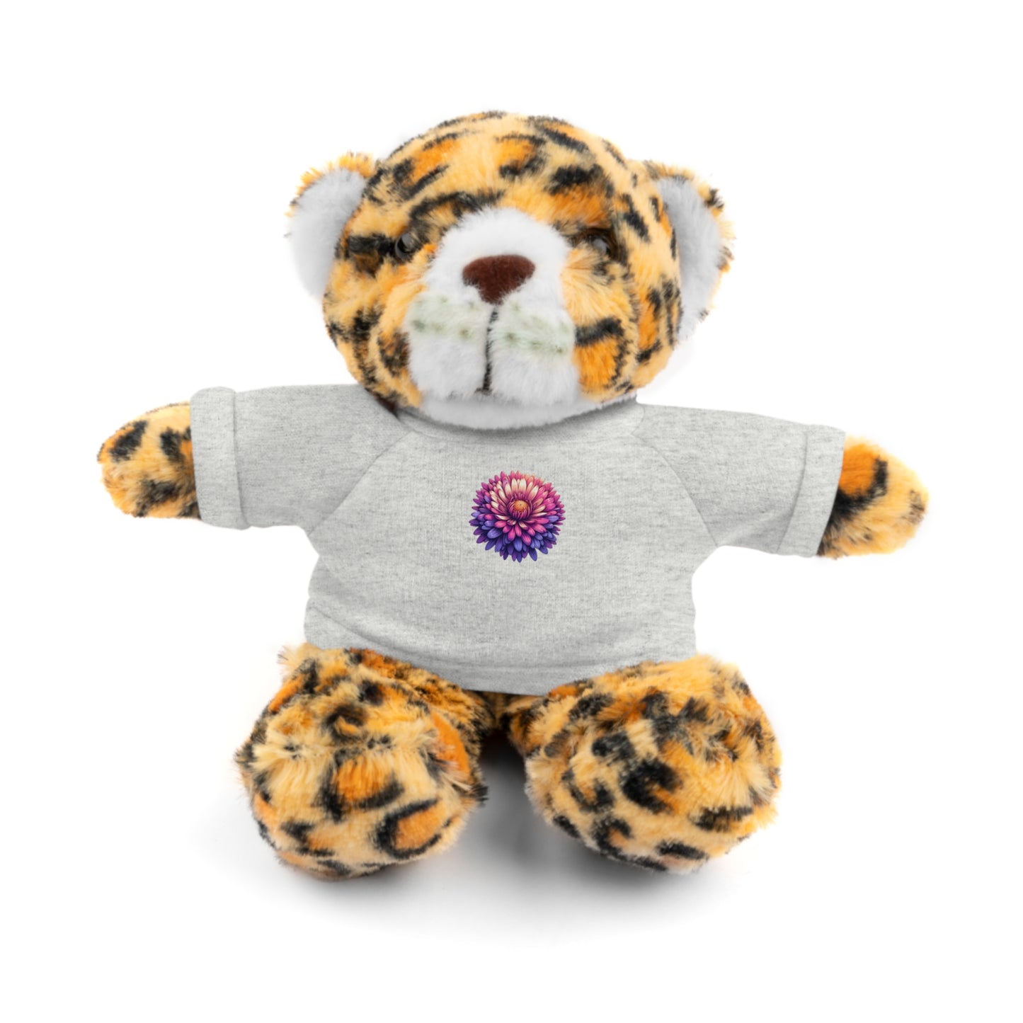 Calendar MONTH 09 September Flower “Aster” Tee shirt detail on Animal of choice (5) to choose from - Perfect Gift for Babies and Toddlers