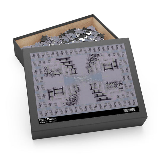Zodiac GEMINI Puzzle Optical Illusion Puzzle (120, 252, 500-Piece) Gemini Zodiac