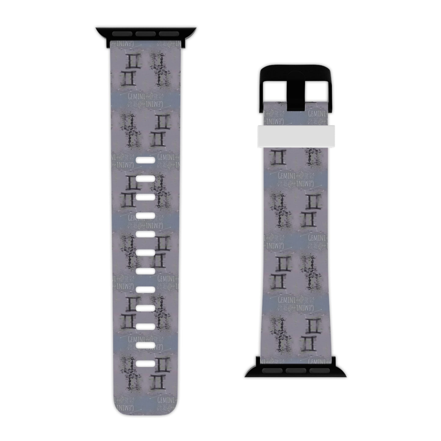 Zodiacs GEMINI Glyph Print Apple Watch Band