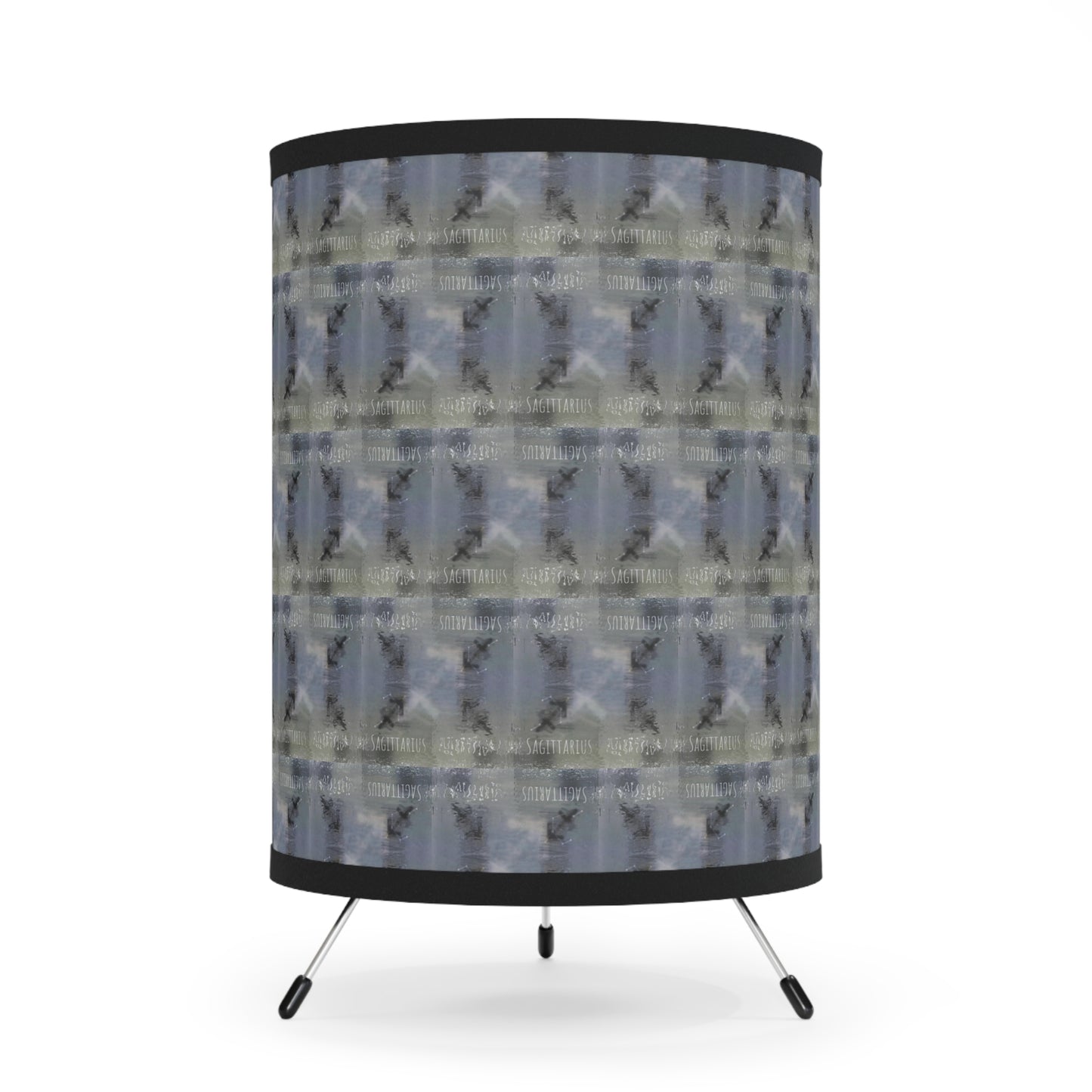 SAGITTARIUS Glyph Print Lamp TriPod with High-Res Printed Shade (Sagittarius)