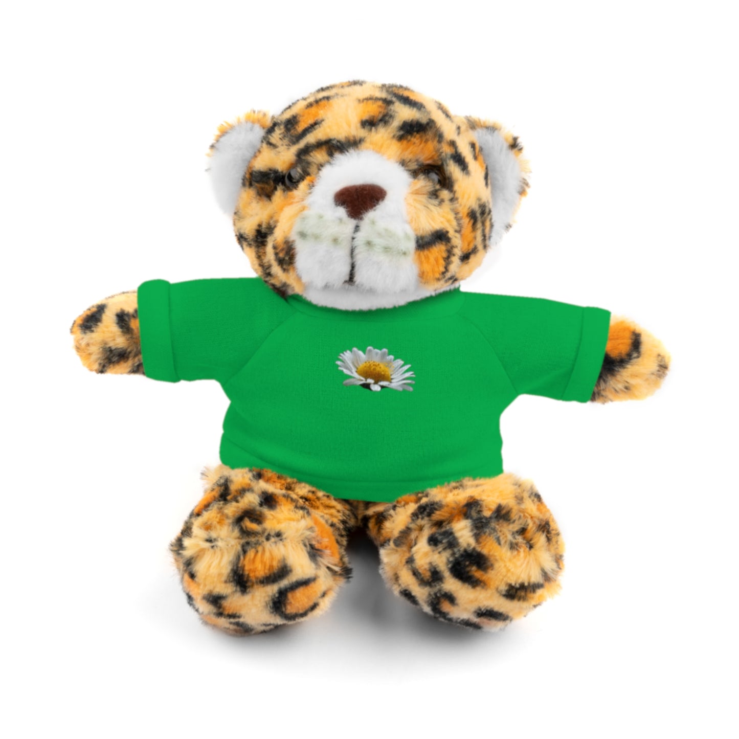 Calendar MONTH 04 April’s Flower “Daisy” Tee shirt detail on Animal of choice (5) to choose from - Perfect Gift for Babies and Toddlers