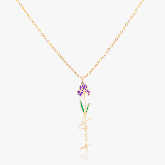 XYZodiacs Jewelry 12 Month Dainty Flower Jewelry- (Pick your Birth Month) Stainless Steel