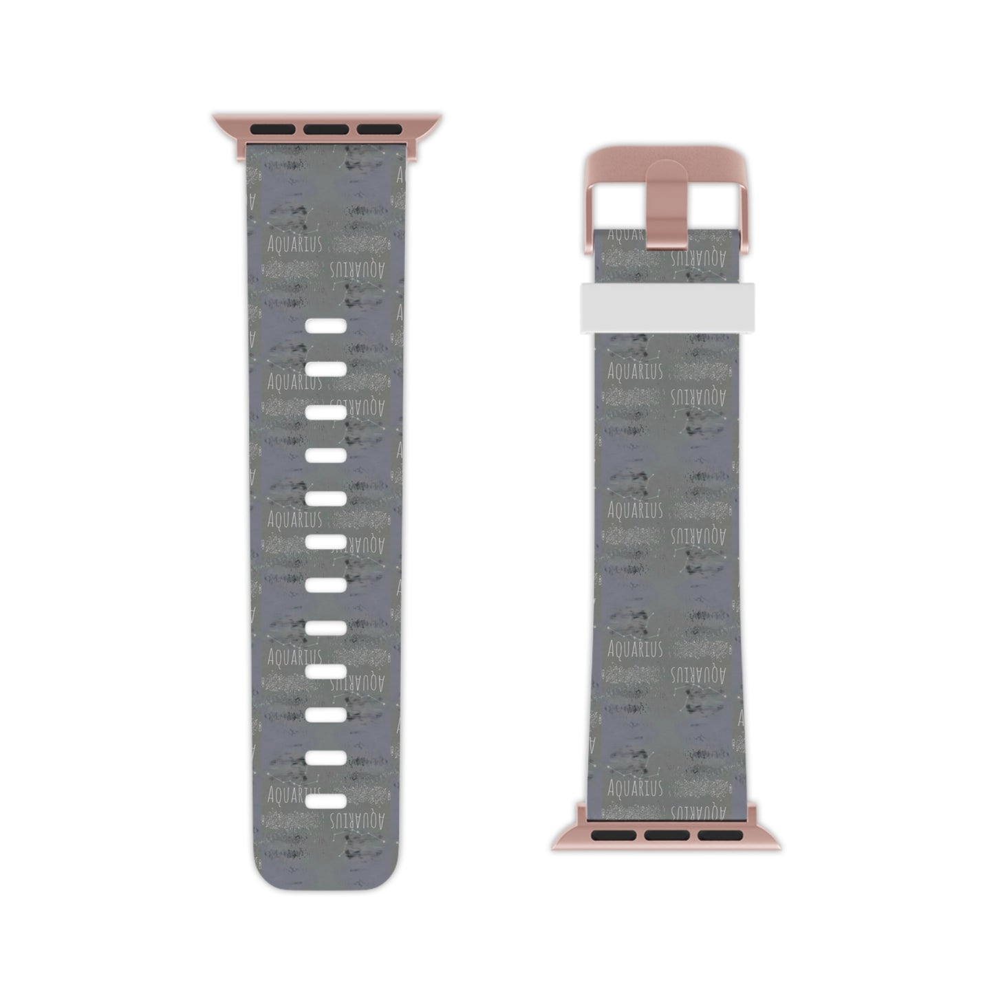Zodiacs  AQUARIUS Glyph Print Apple Watch Band