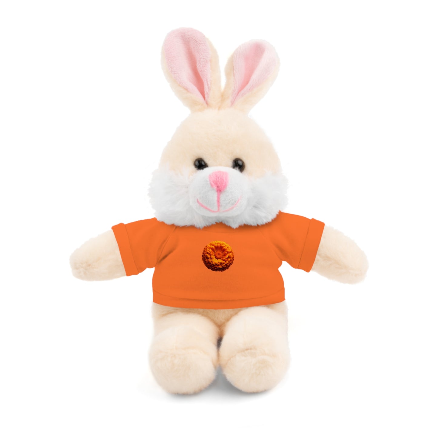 Calendar MONTH 10 October Flower “Marigold” Tee shirt detail on Animal of choice (5) to choose from - Perfect Gift for Babies and Toddlers