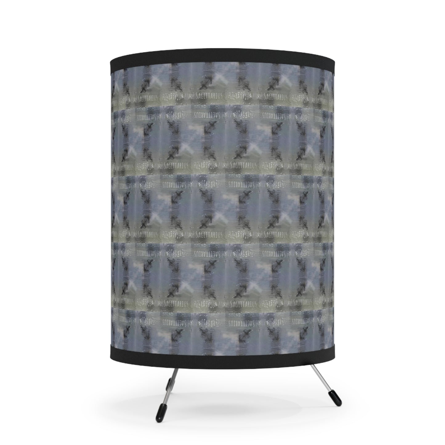 SAGITTARIUS Glyph Print Lamp TriPod with High-Res Printed Shade (Sagittarius)