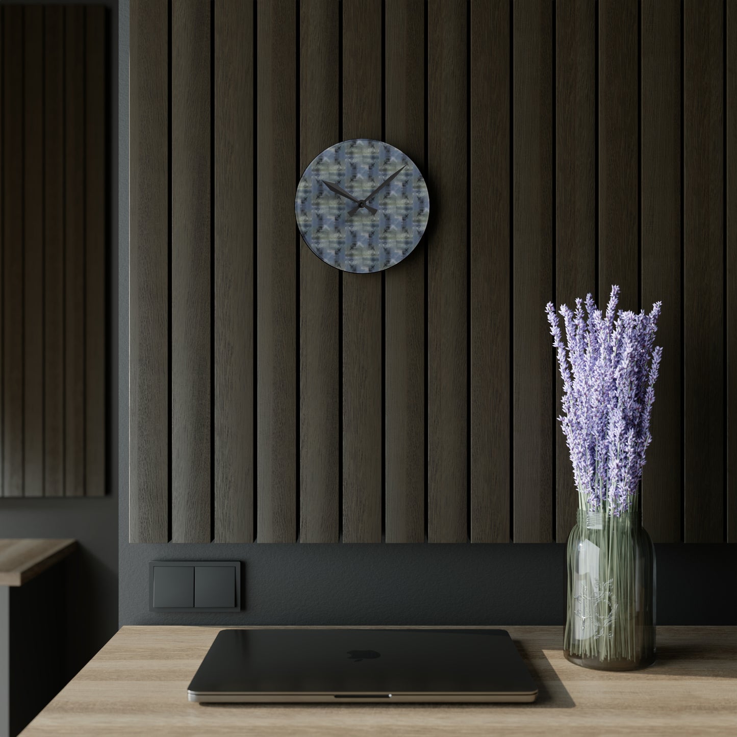 SAGITTARIUS Glyph Print Wall Clock (Sagittarius)