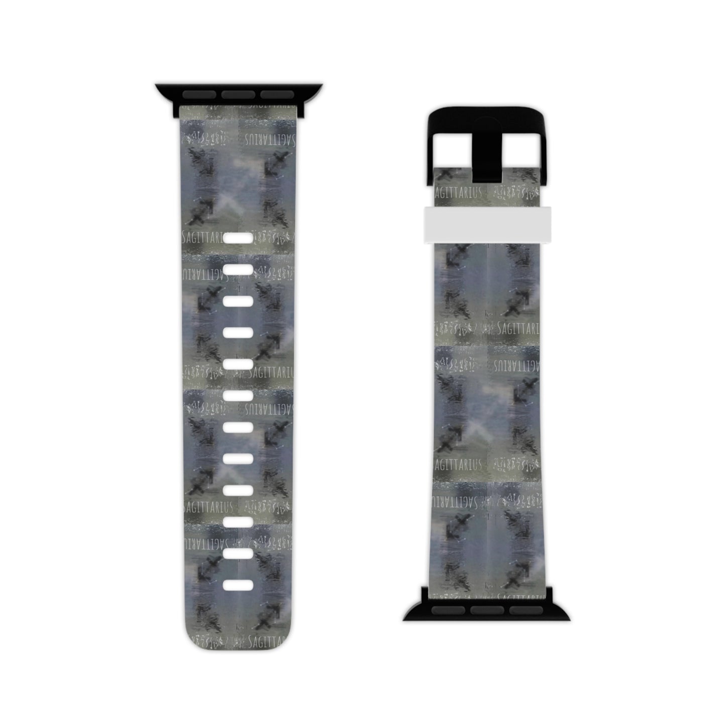 Zodiacs Sagittarius Glyph Print Apple Watch Band