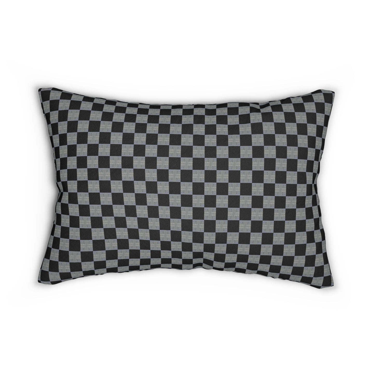 AQUARIUS Glyph Print Lumbar Pillow