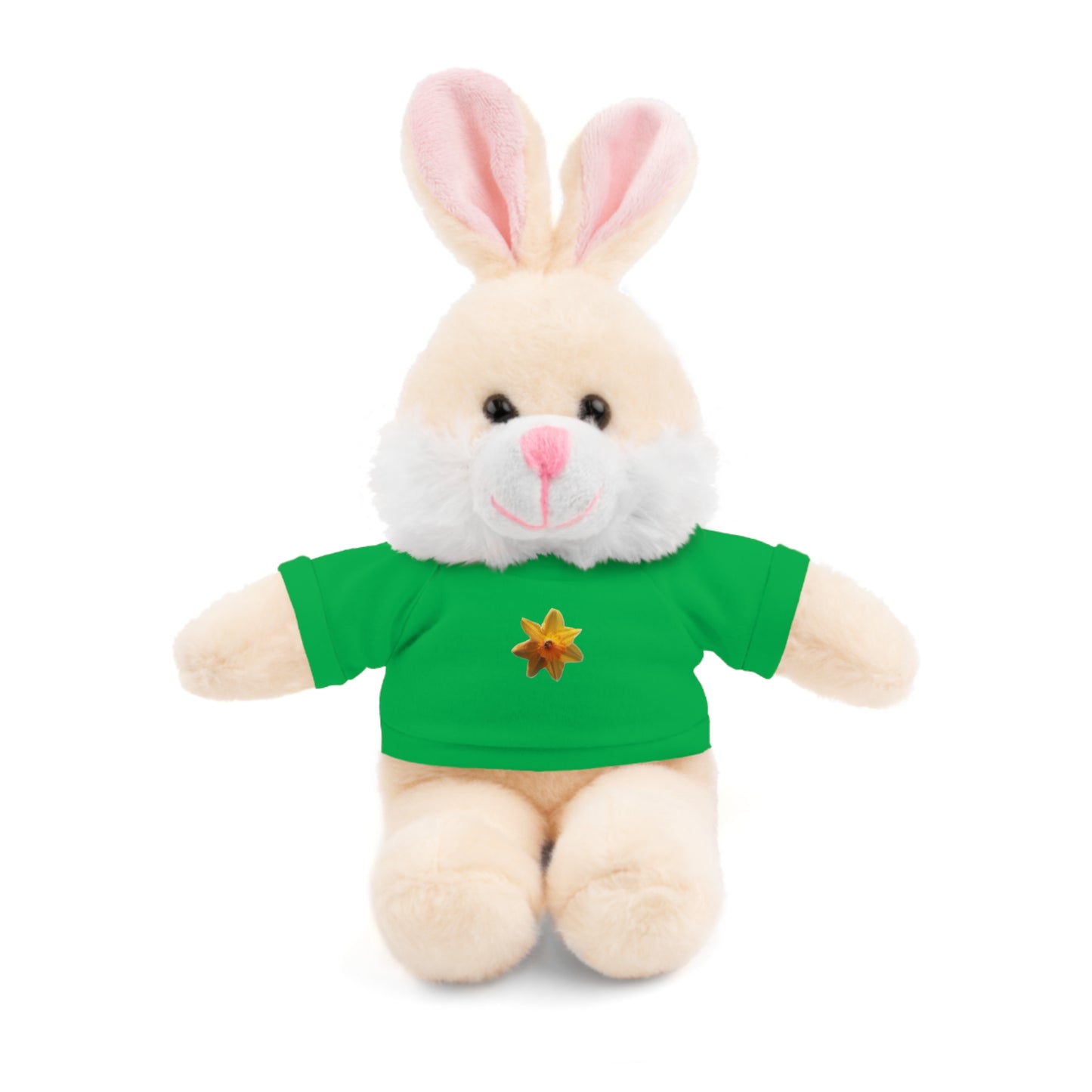 Calendar MONTH 03 March Flower “Daffodil” Tee shirt detail on Animal of choice (5) to choose from - Perfect Gift for Babies and Toddlers
