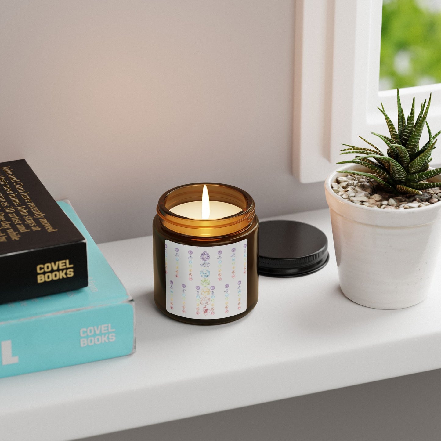 xyzodiacs 07 Chakras Namaste Soy Candle