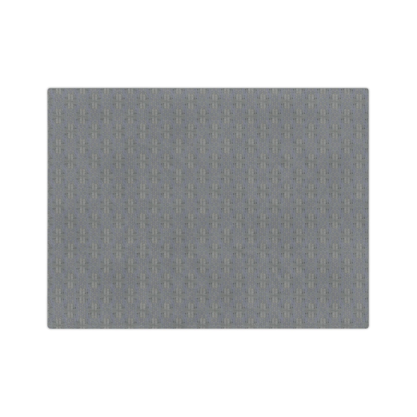 AQUARIUS Glyph Print Minky Velveteen Blanket