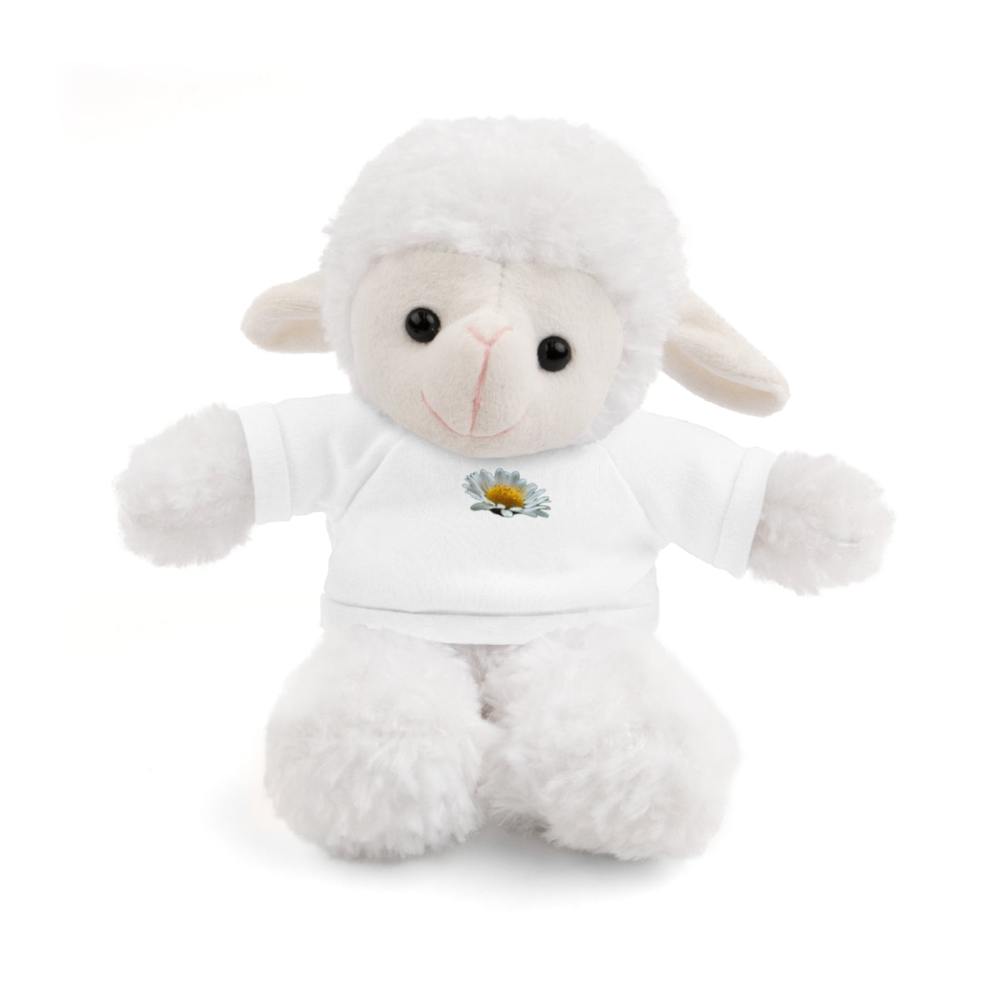 Calendar MONTH 04 April’s Flower “Daisy” Tee shirt detail on Animal of choice (5) to choose from - Perfect Gift for Babies and Toddlers