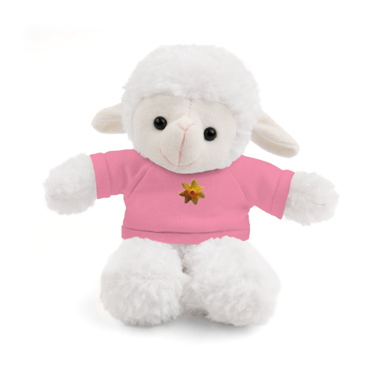Calendar MONTH 03 March Flower “Daffodil” Tee shirt detail on Animal of choice (5) to choose from - Perfect Gift for Babies and Toddlers