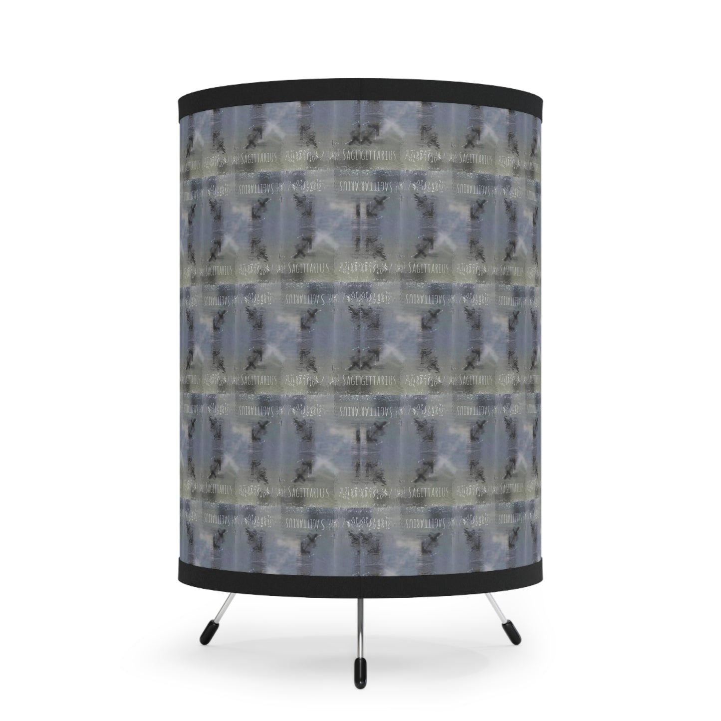 SAGITTARIUS Glyph Print Lamp TriPod with High-Res Printed Shade (Sagittarius)