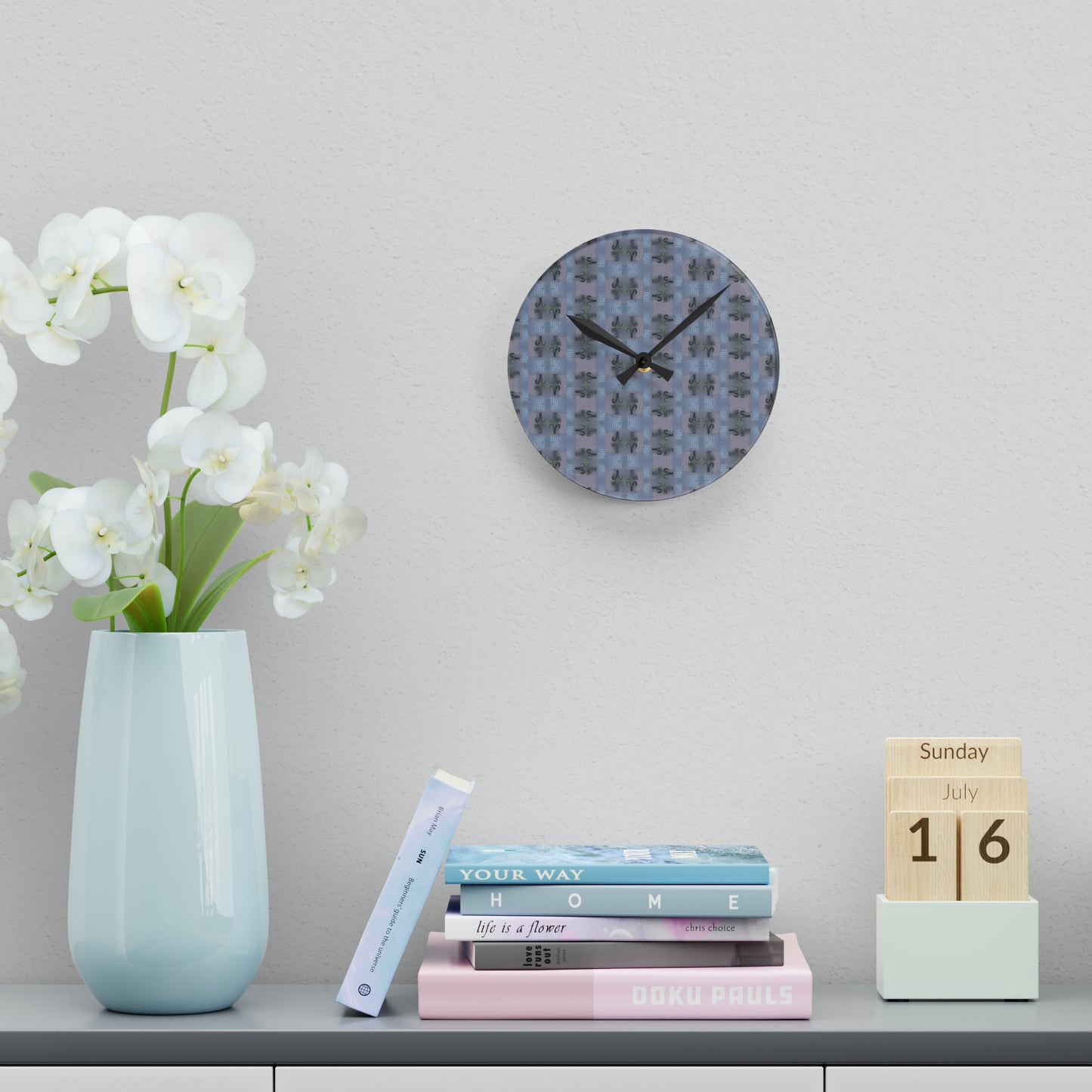 ARIES Glyph Wall Clock (Aries)