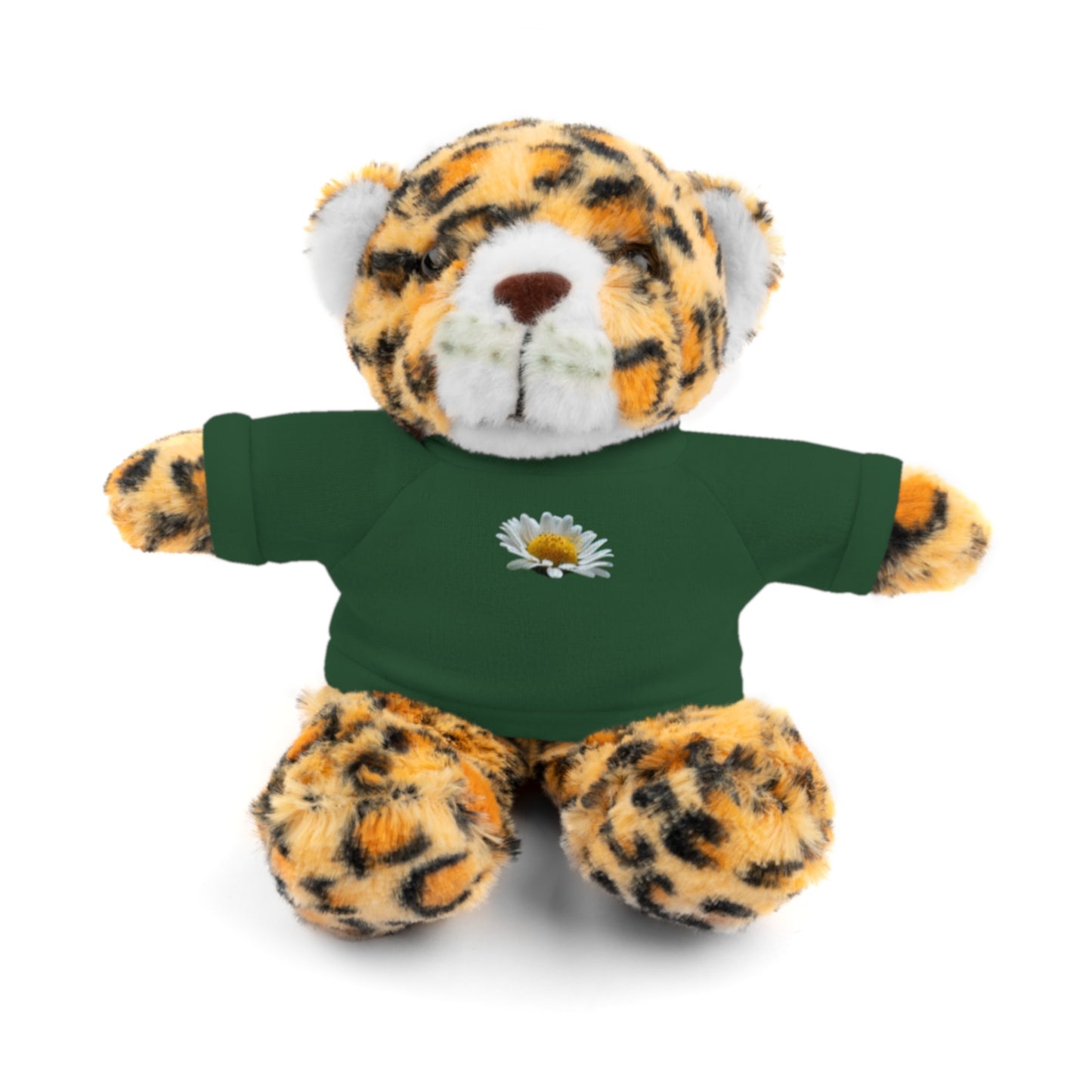 Calendar MONTH 04 April’s Flower “Daisy” Tee shirt detail on Animal of choice (5) to choose from - Perfect Gift for Babies and Toddlers