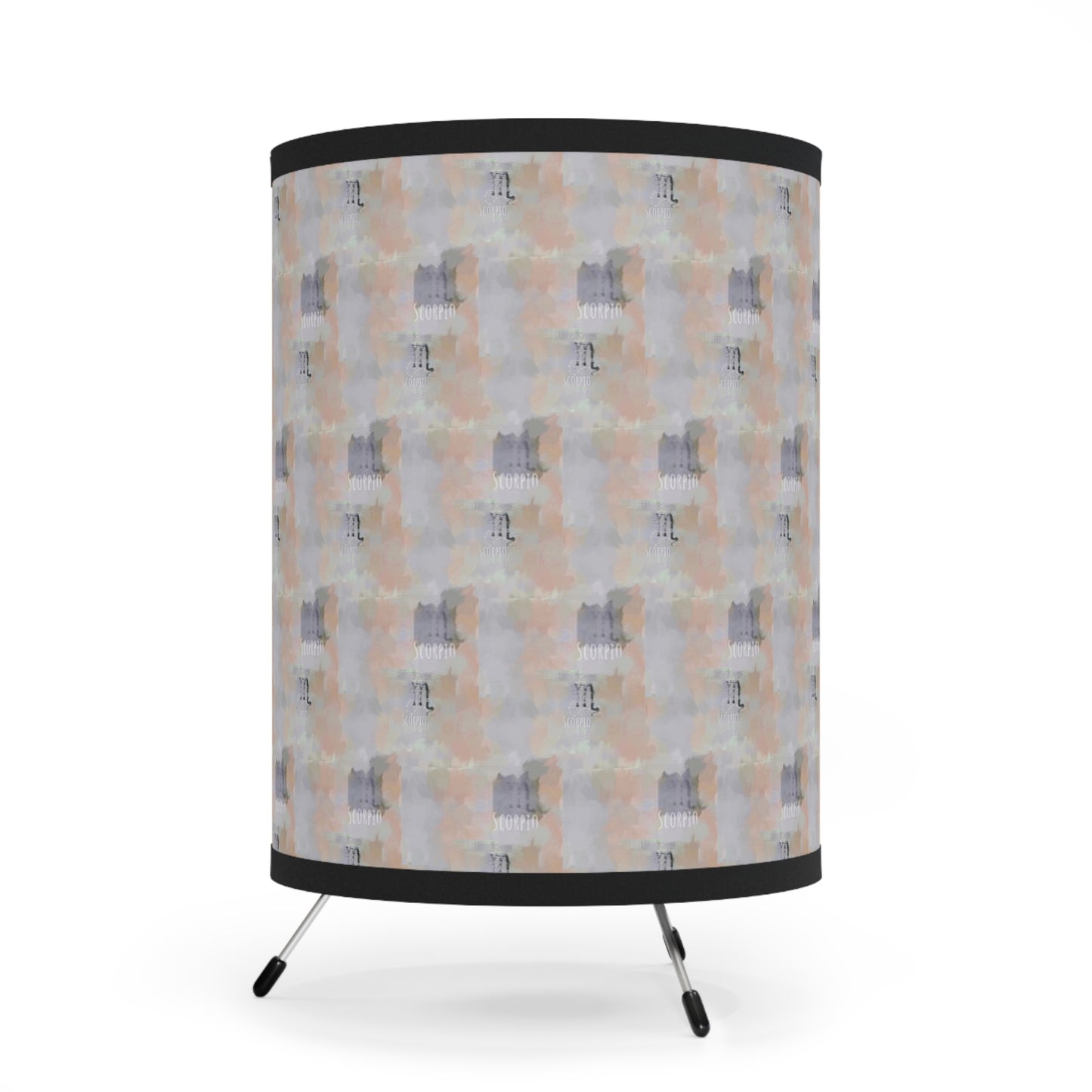 SCORPIO Glyph Print Lamp TriPod with High-Res Printed Shade (Scorpio)