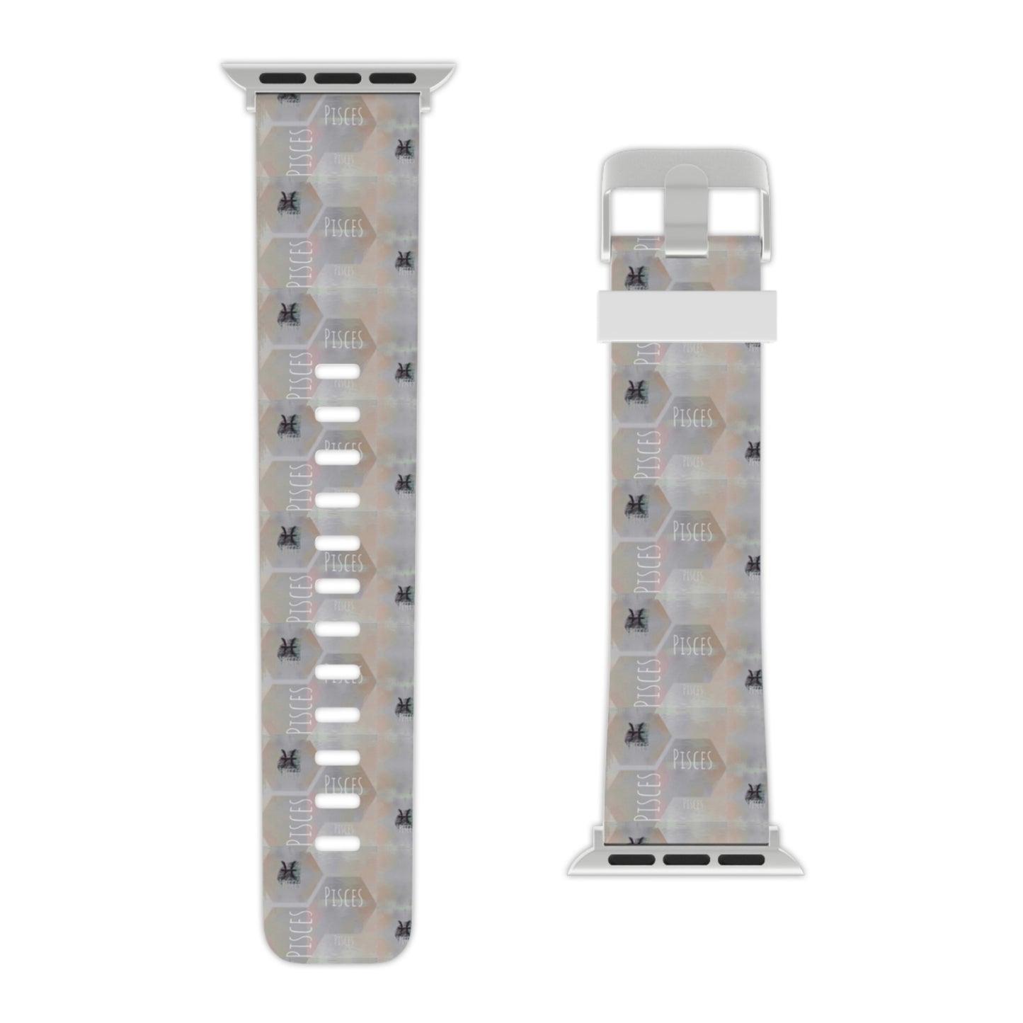 Zodiacs PISCES Glyph Print Apple Watch Band