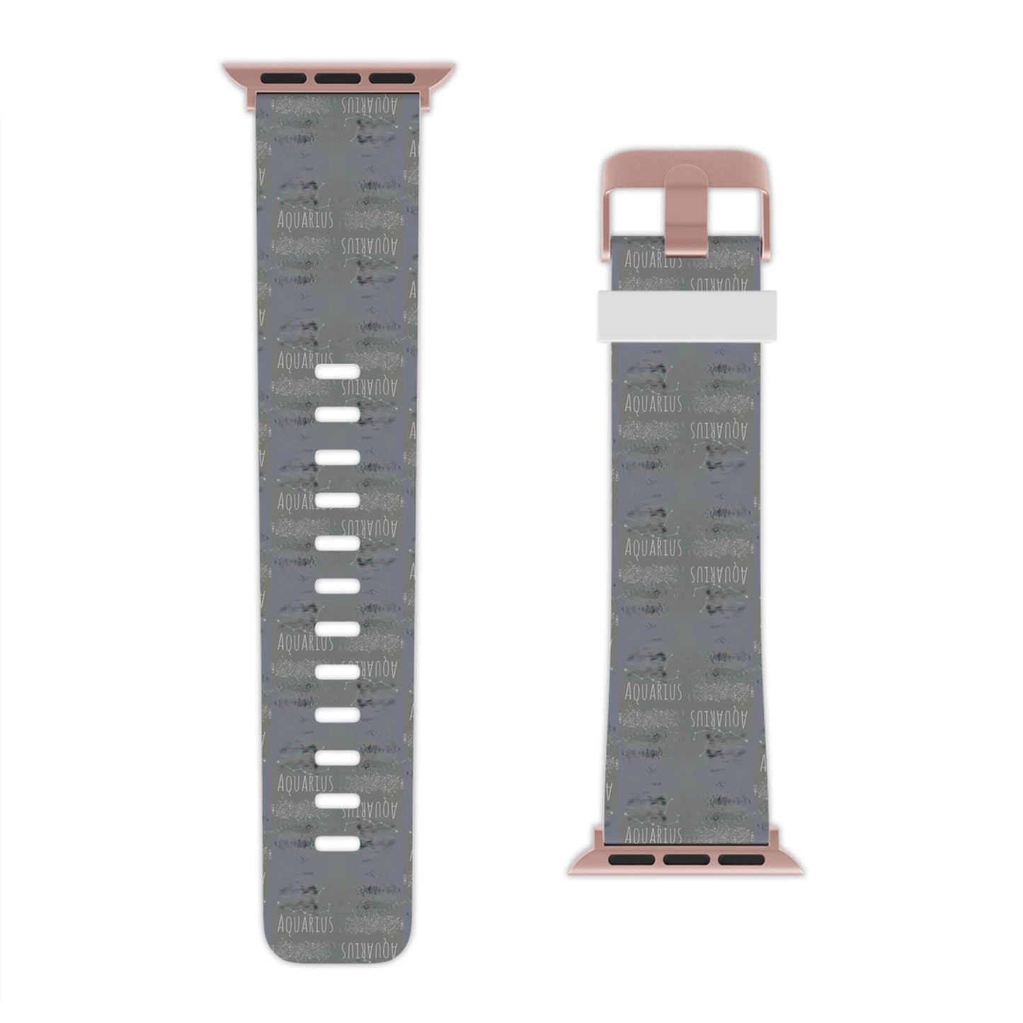 Zodiacs  AQUARIUS Glyph Print Apple Watch Band