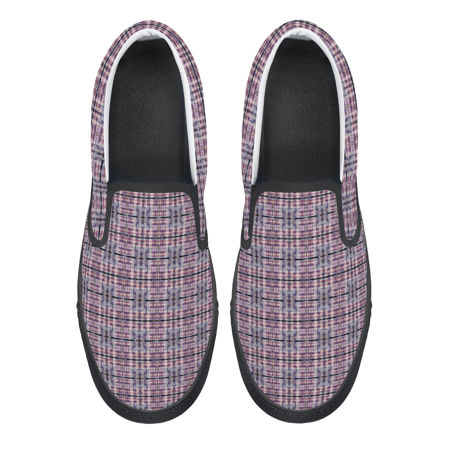 Men's American Patriotic Colors (Red White and Blue) Men's Slip On Shoes