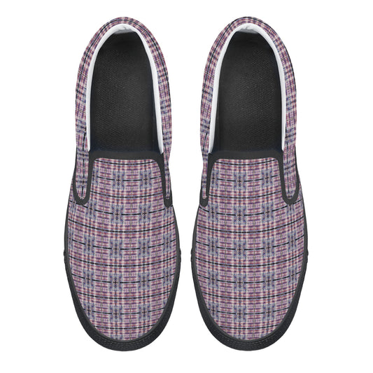 Men's American Patriotic Colors (Red White and Blue) Men's Slip On Shoes