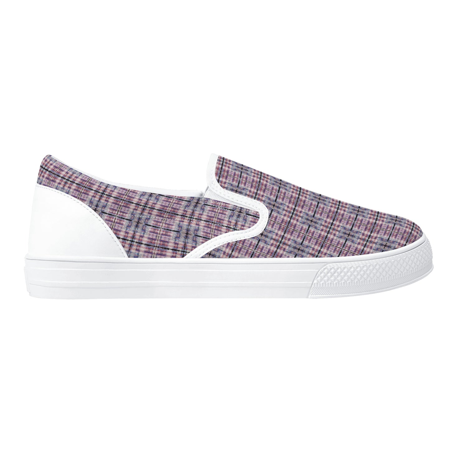 Men's American Patriotic Colors (Red White and Blue) Men's Slip On Shoes